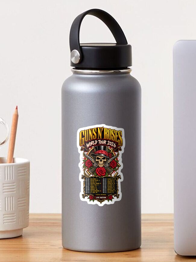 Thumbnail 1 of 3, Sticker, Guns N Roses designed and sold by choudane.
