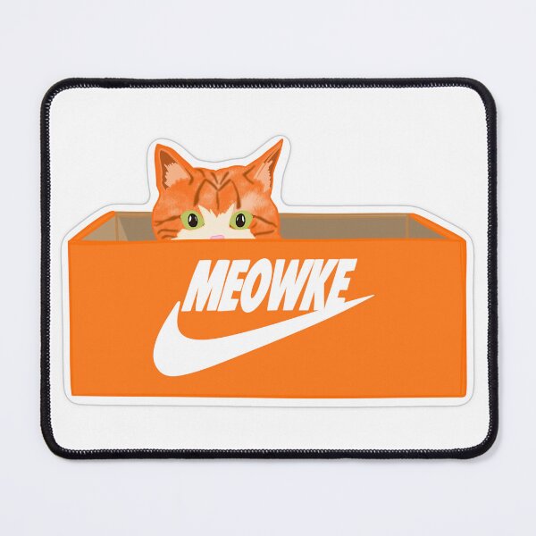 Item preview, Cat in Orange Sneaker Box designed and sold by Jus3na.