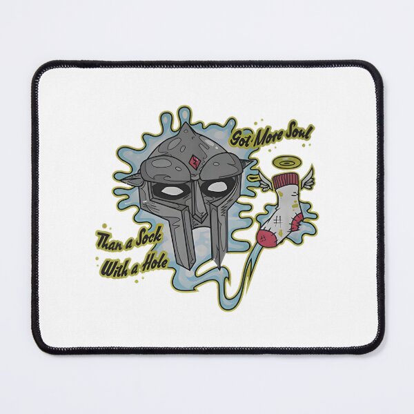 Item preview, MF DOOM Inspired Hip Hop Masked Villain Art Design designed and sold by Neo Morrison.