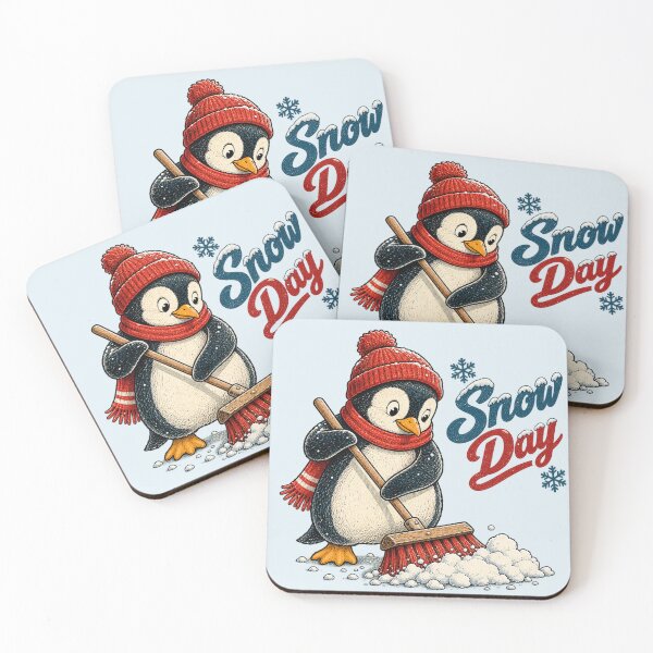 Item preview, Cute Penguin Snow Day designed and sold by lungpleecha.