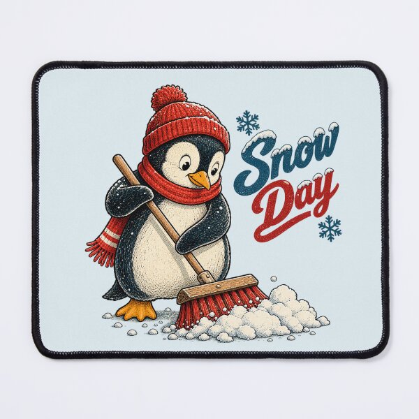 Item preview, Cute Penguin Snow Day designed and sold by lungpleecha.