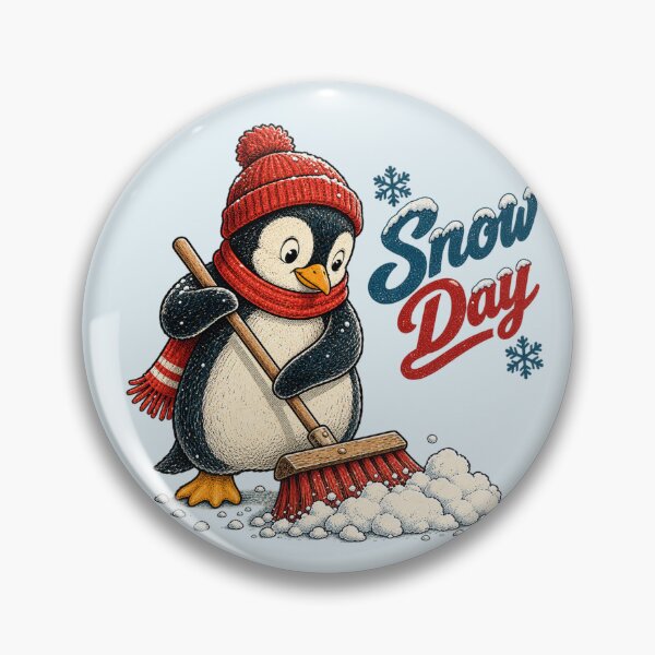 Item preview, Cute Penguin Snow Day designed and sold by lungpleecha.