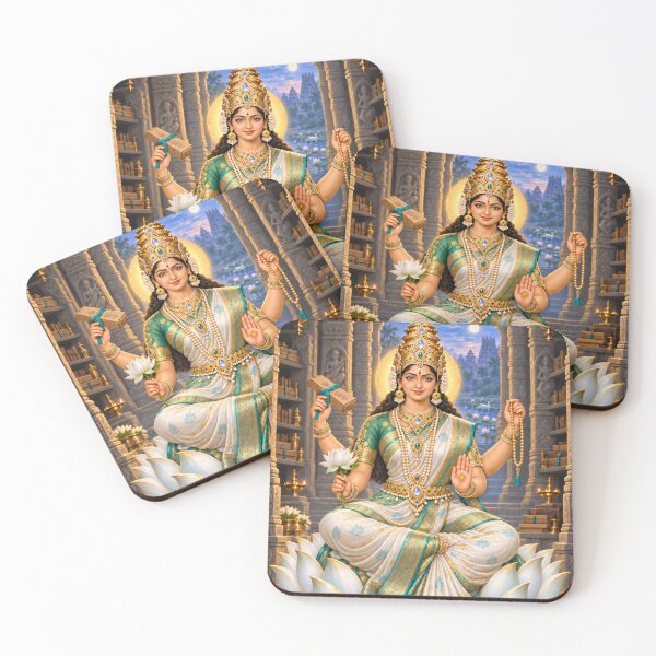 Item preview, Vidya Lakshmi – Goddess of Knowledge and Learning | Ashta Lakshmi Art designed and sold by Homyar.