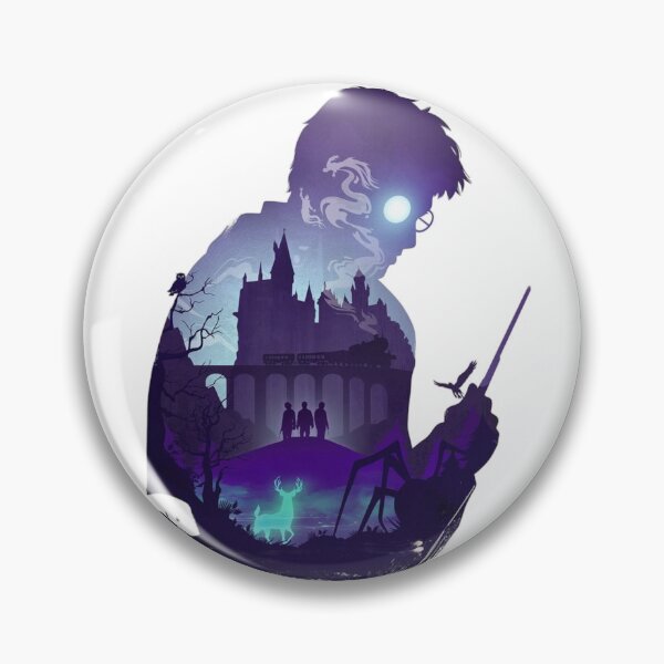 Item preview, Harry Potter Silhouette – Magical Hogwarts Scene Artwork designed and sold by 4U---Store.