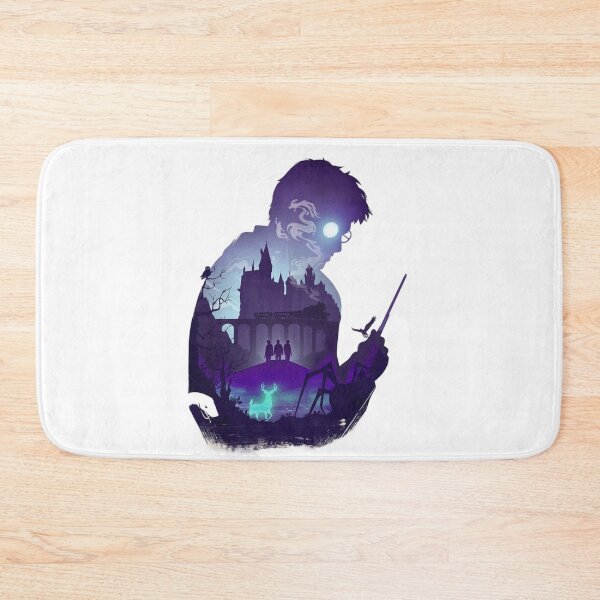 Item preview, Harry Potter Silhouette – Magical Hogwarts Scene Artwork designed and sold by 4U---Store.
