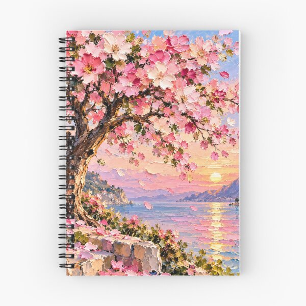 Item preview, Blossom Tree by the Lake designed and sold by DaryaArtFrance.
