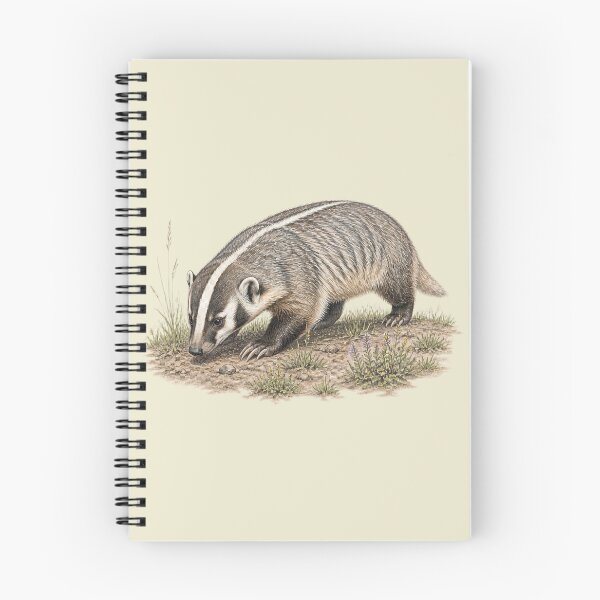 Item preview, American Badger Vintage Naturalist Study designed and sold by BloomStudio1.