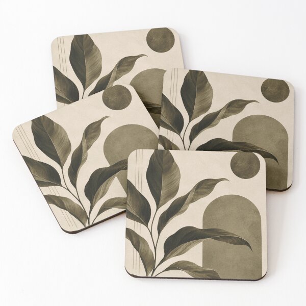 Item preview, Sculptural Botanical Minimalist Abstract Art designed and sold by JalwaWear.