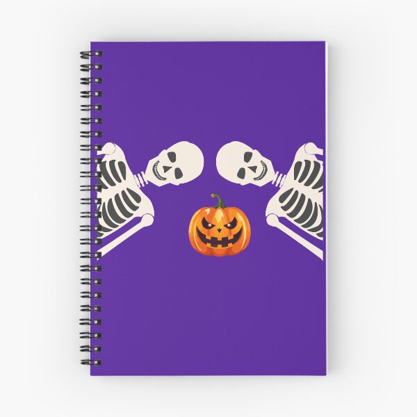Item preview, Skeleton and Jack O Lantern Halloween Pumpkin Graphic designed and sold by SolutionsArt.