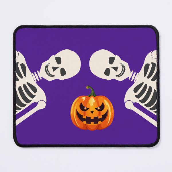 Item preview, Skeleton and Jack O Lantern Halloween Pumpkin Graphic designed and sold by SolutionsArt.