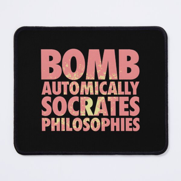 Item preview, Bomb Automically Socrates Philosophies Artistic Concept Design designed and sold by yungborrow.