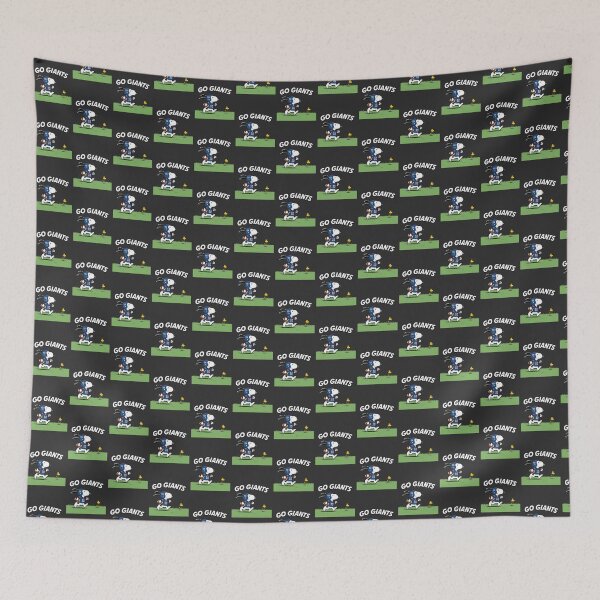 Item preview, Go Giants Snoopy and Woodstock Football Fan Art Design designed and sold by Trilerion.