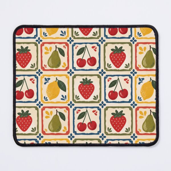 Item preview, Retro Fruit Tile Pattern designed and sold by Glottopia.