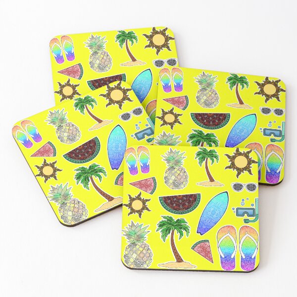 Item preview, August Vacation Vibes – Zentangle Summer Holiday Pattern designed and sold by FioreDiCiliegio.