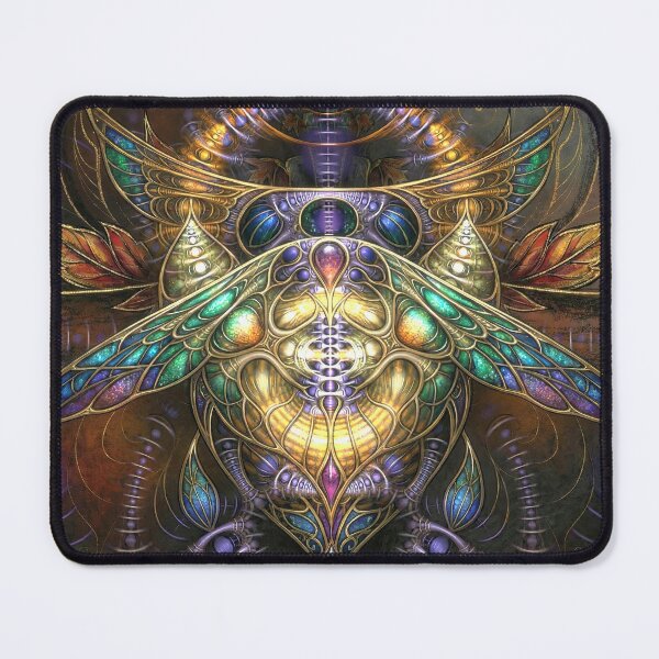 Item preview, Mystic Biomechanical Scarab Stained Glass Totem designed and sold by Frackxion.