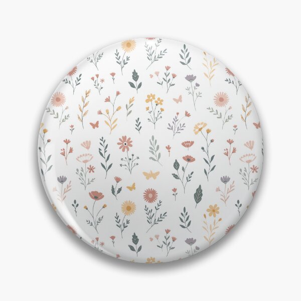 Item preview, Soft Pastel Wildflower Pattern – Delicate Botanical Floral and Butterfly Design designed and sold by Mousy17.