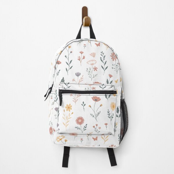 Item preview, Soft Pastel Wildflower Pattern – Delicate Botanical Floral and Butterfly Design designed and sold by Mousy17.