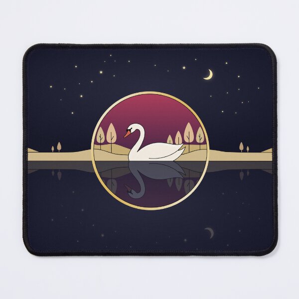 Item preview, Elegant Swan Illustration designed and sold by Krameri Creations.