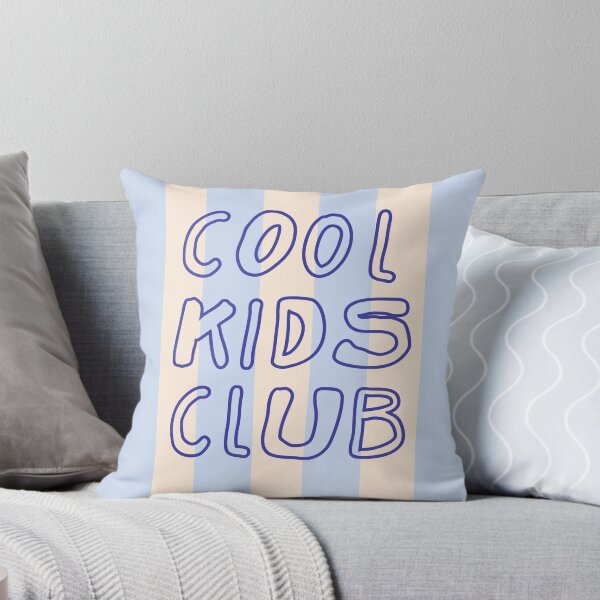 Item preview, Cool Kids Club Trendy Blue and Cream Pastel Retro Stripes designed and sold by nineFlorals.