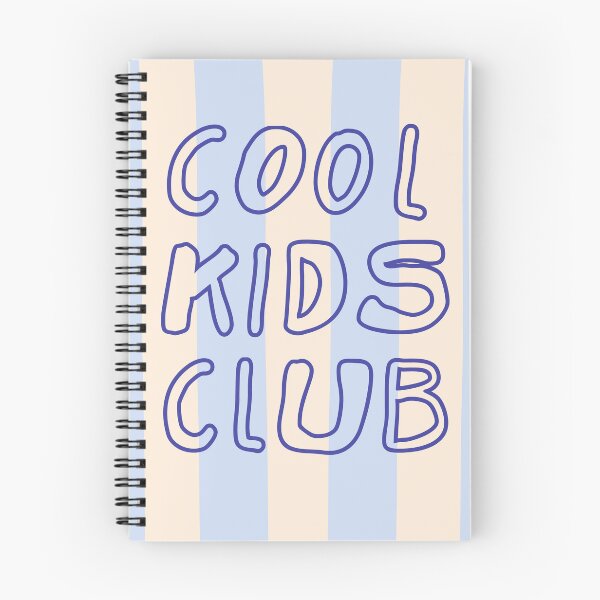 Item preview, Cool Kids Club Trendy Blue and Cream Pastel Retro Stripes designed and sold by nineFlorals.