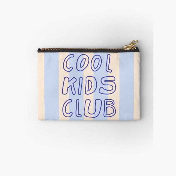 Item preview, Cool Kids Club Trendy Blue and Cream Pastel Retro Stripes designed and sold by nineFlorals.