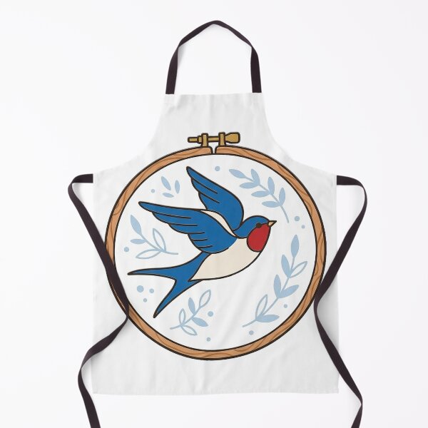 Item preview, Swallow Embroidery Hoop Enamel designed and sold by eduardoroa22.