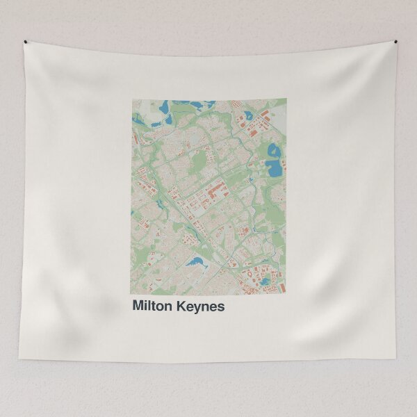 Item preview, Milton Keynes Minimalistic Map Art designed and sold by MapsNerd.