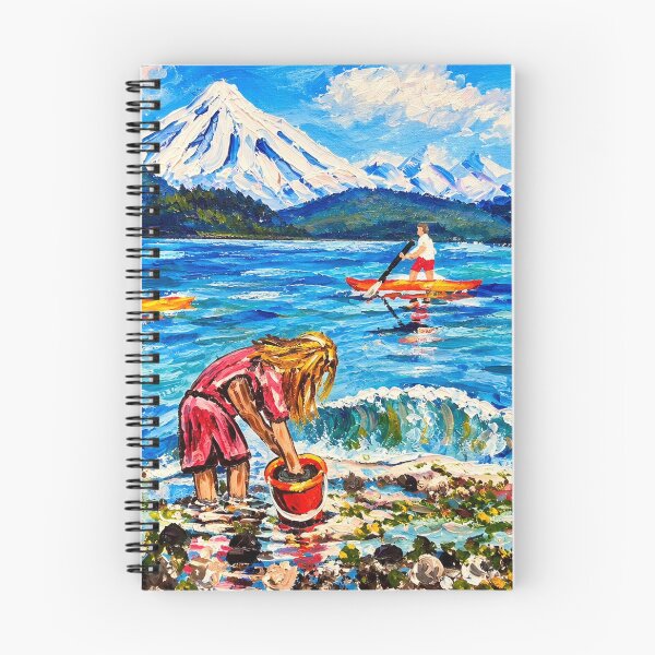 Item preview, Mt Baker from Island view beach  designed and sold by Soulfeast-Art.