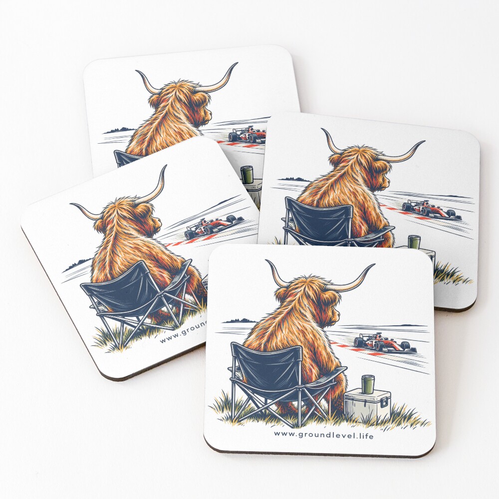 Item preview, Coasters (Set of 4) designed and sold by Ridingfocus.
