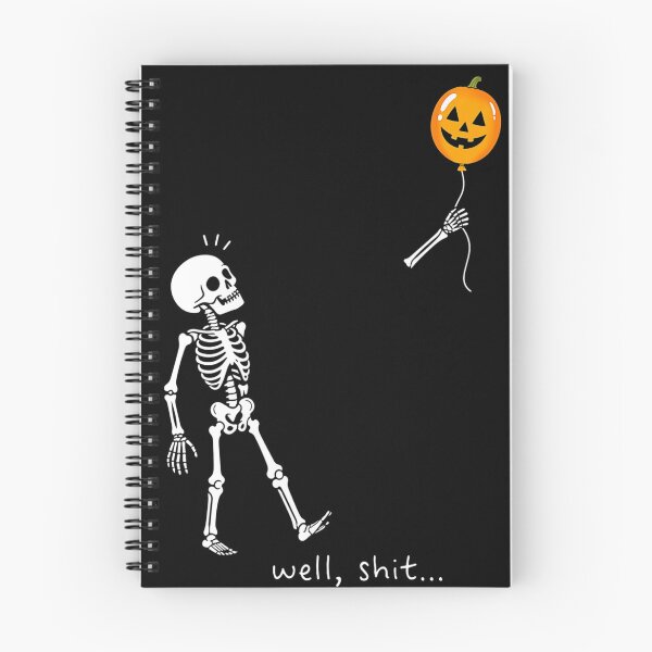 Item preview, Well Shit Skeleton Lost Balloon Pumpkin Sweatshirt | Gothic Halloween designed and sold by tshirtsmk.