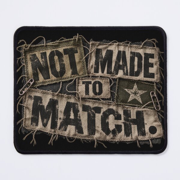 Item preview, Not Made to Match – Distressed Grunge Patchwork Statement designed and sold by Anyshca.