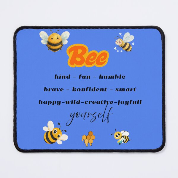 Item preview, Cute Bee Yourself Positive Affirmations Inspirational Quotes T-Shirt designed and sold by Evelashop.