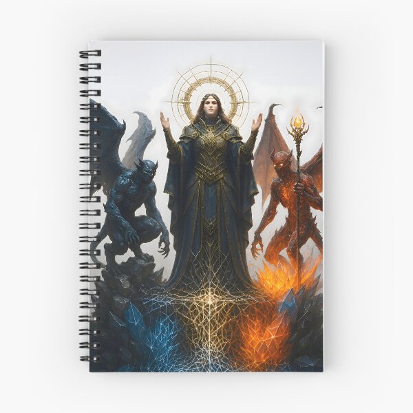 Item preview, Divine Woman Surrounded By Demonic Figures designed and sold by PandaTShirtShop.