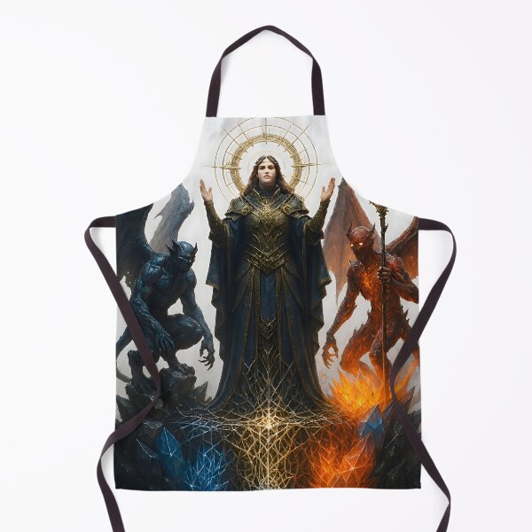 Item preview, Divine Woman Surrounded By Demonic Figures designed and sold by PandaTShirtShop.