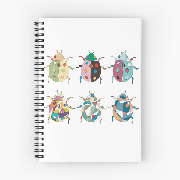 Item preview, Ladybird Set of Six - Geometric Cute Insect Art designed and sold by iampaulmorris.