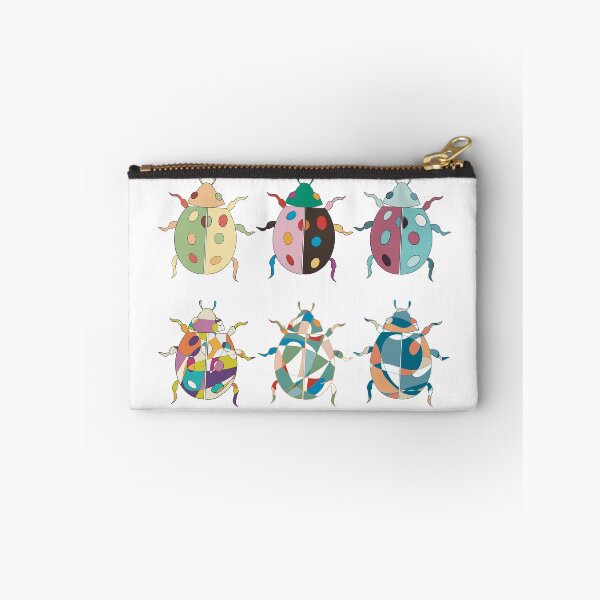 Item preview, Ladybird Set of Six - Geometric Cute Insect Art designed and sold by iampaulmorris.