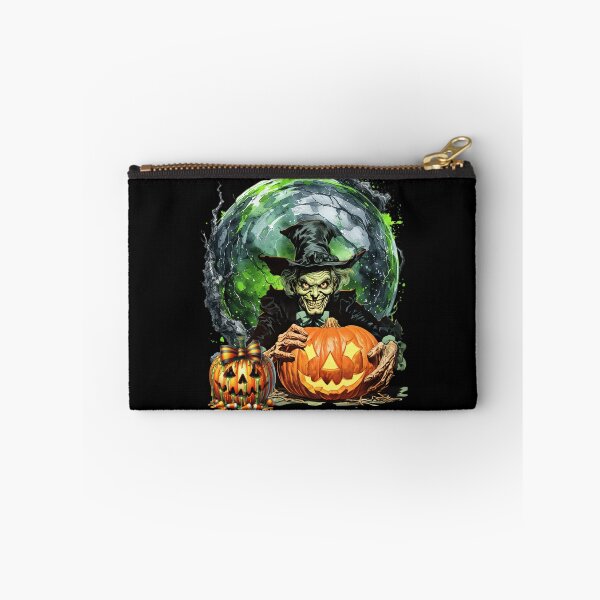 Item preview, Halloween Warlock Holding a Glowing Jack-o'-Lantern designed and sold by Szpaku desart .