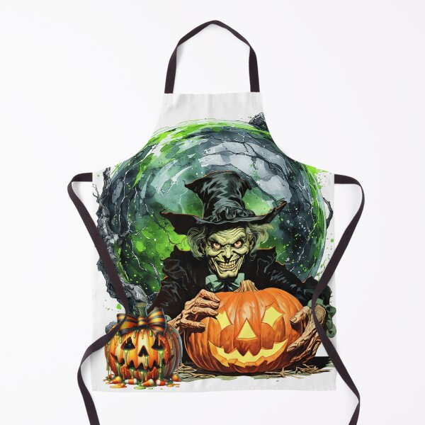 Item preview, Halloween Warlock Holding a Glowing Jack-o'-Lantern designed and sold by Szpaku desart .