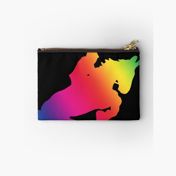 Item preview, rainbow showjumping silhouette designed and sold by ShyflyerArts.