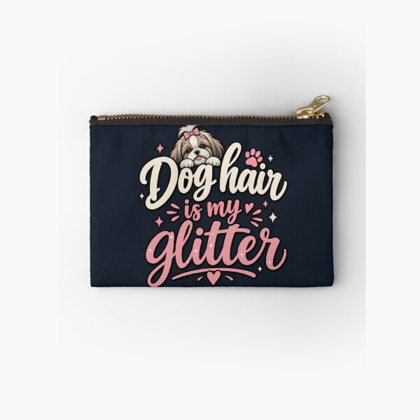 Item preview, Dog Hair Is My Glitter Shih Tzu Dog Mom designed and sold by PawsAndPallette .