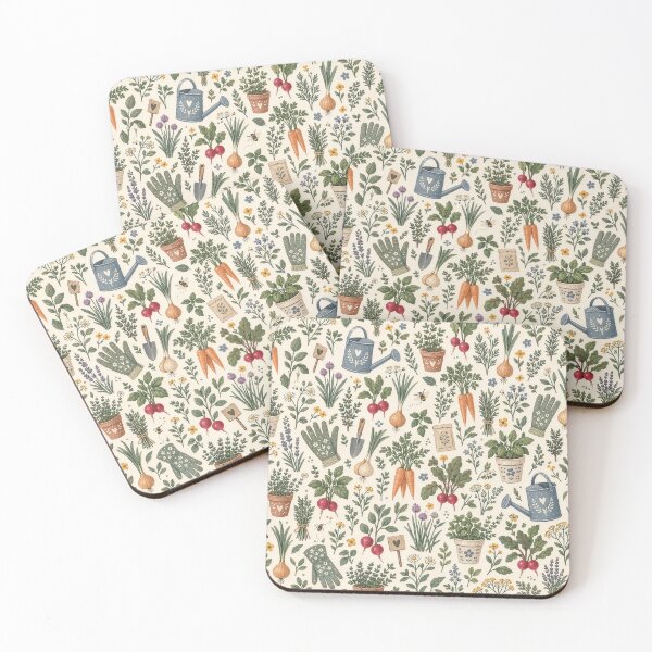 Item preview, Cottage Garden Gardening Seamless Pattern designed and sold by divifillius.