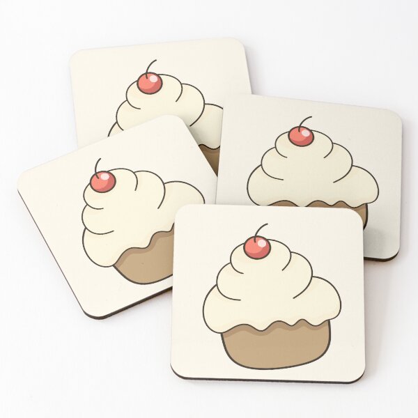 Item preview, Cute Cherry Cupcake Hand Drawn Vector designed and sold by Porpor Artwork.