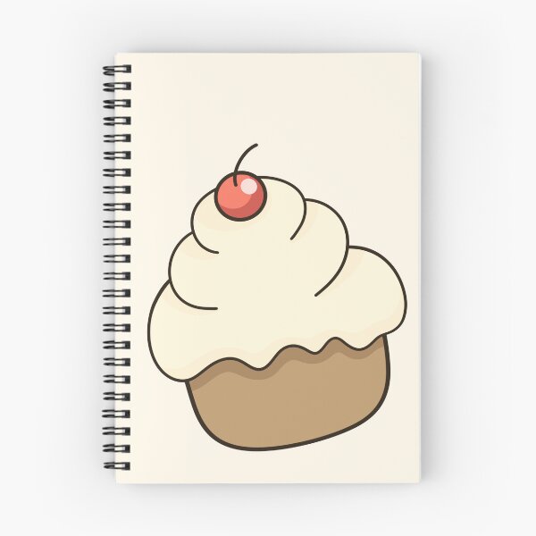 Item preview, Cute Cherry Cupcake Hand Drawn Vector designed and sold by Porpor Artwork.