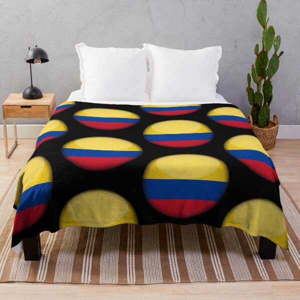 Item preview, Colombian 3D Round Flag Colombia Pride Design designed and sold by yazdogs.