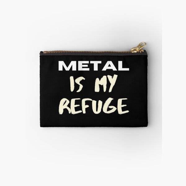 Item preview, HEAVY METAL IS MY REFUGE designed and sold by CosmicKabuki.
