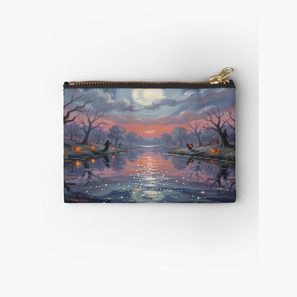 Item preview, Painterly Halloween Moonlight River   designed and sold by FotoworldEdel.