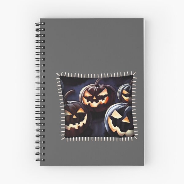 Item preview, Stitched Opening Reveals Halloween Pumpkins designed and sold by MoxisWatercolor.