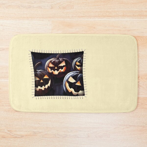 Item preview, Stitched Opening Reveals Halloween Pumpkins designed and sold by MoxisWatercolor.