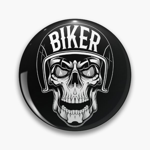 Item preview, Biker Skull designed and sold by FunkyRevolution.