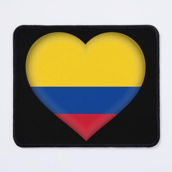 Item preview, Colombian Flag Heart 3D Colombia Love Gift Design designed and sold by YAZ.